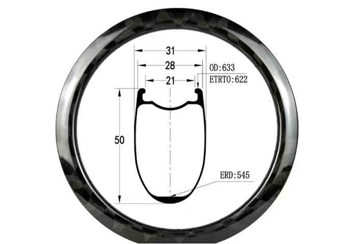 RIM Carbon 50mm Disc Brake